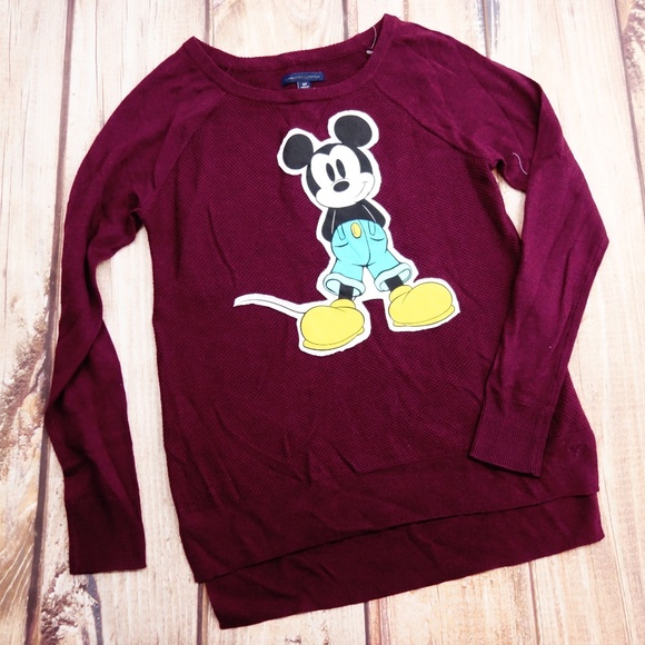 Upcycled Mickey Mouse Fuzzy Sweater - Picture 2 of 6